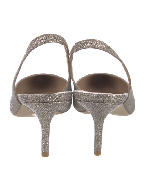 Stuart Weitzman Glitter Slingback Pumps