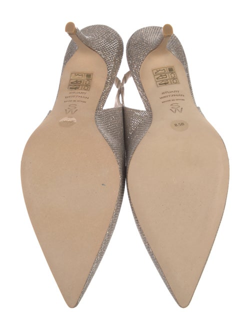 Stuart Weitzman Glitter Slingback Pumps