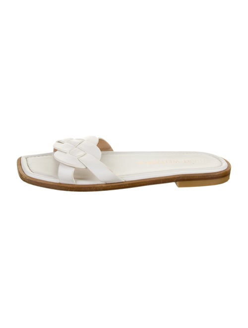 Stuart Weitzman Leather Slides