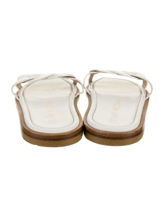 Stuart Weitzman Leather Slides