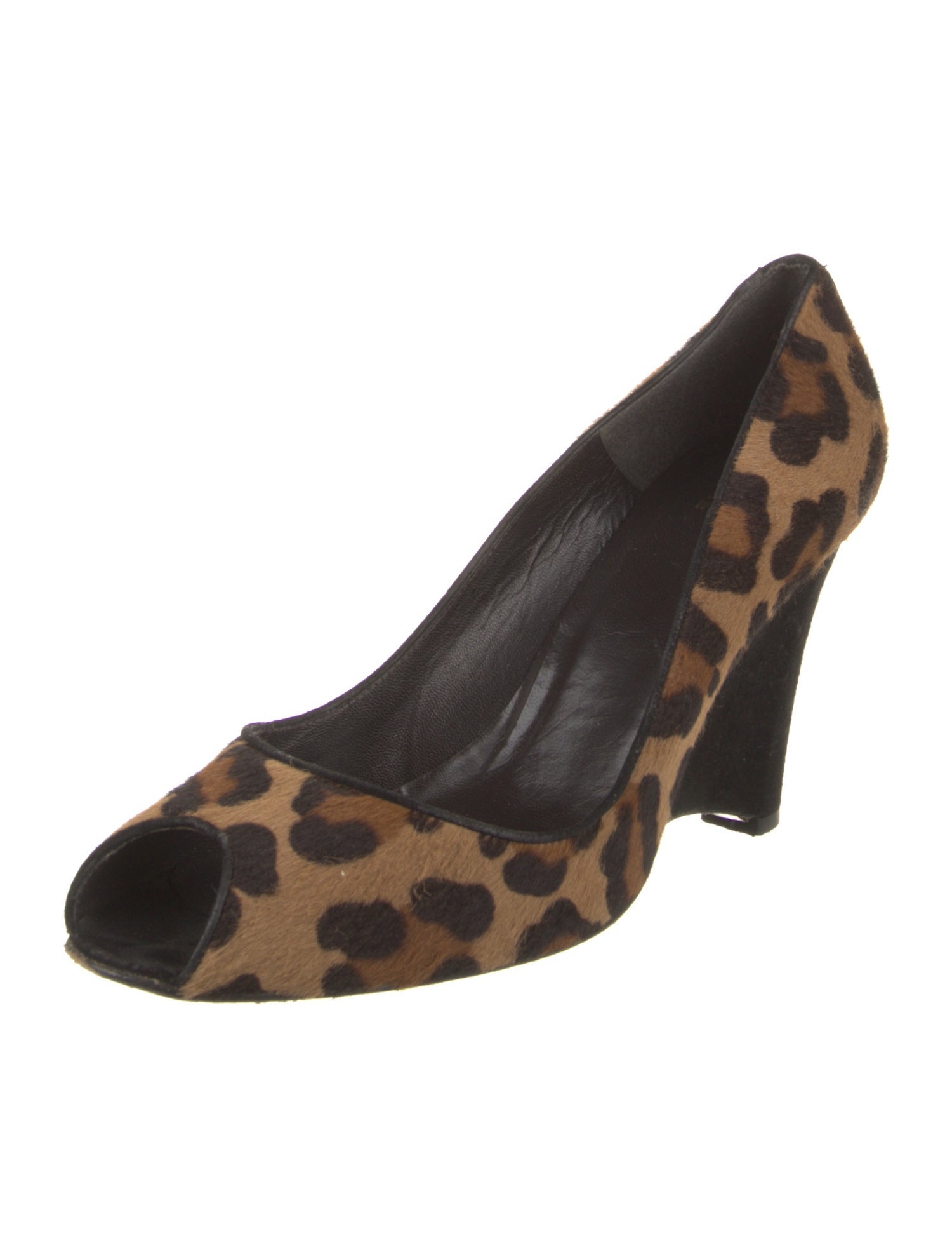 Stuart Weitzman Ponyhair Animal Print Pumps