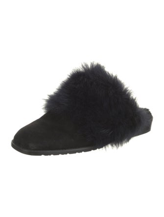 Stuart Weitzman Suede Mules