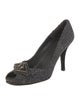 Stuart Weitzman Tweed Printed Pumps