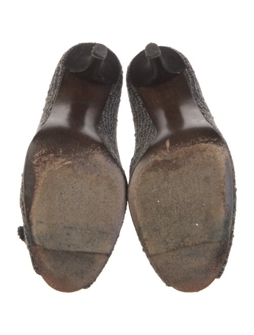 Stuart Weitzman Tweed Printed Pumps