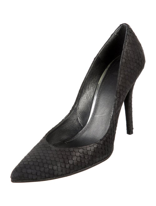 Stuart Weitzman Suede Animal Print Pumps