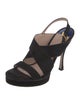 Stuart Weitzman Suede Slingback Sandals