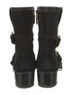 Stuart Weitzman Suede Moto Boots