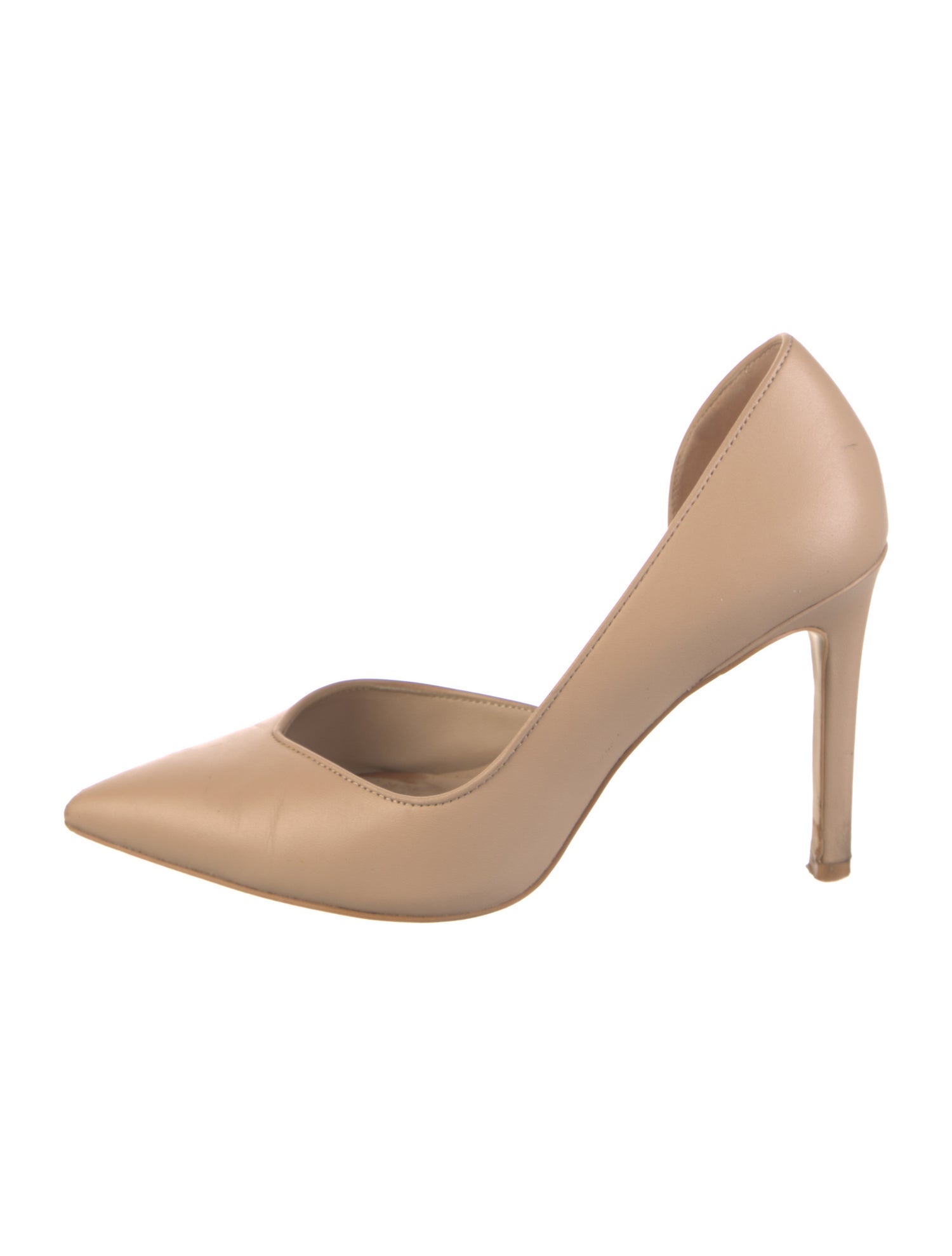 Stuart Weitzman Leather D'Orsay Pumps