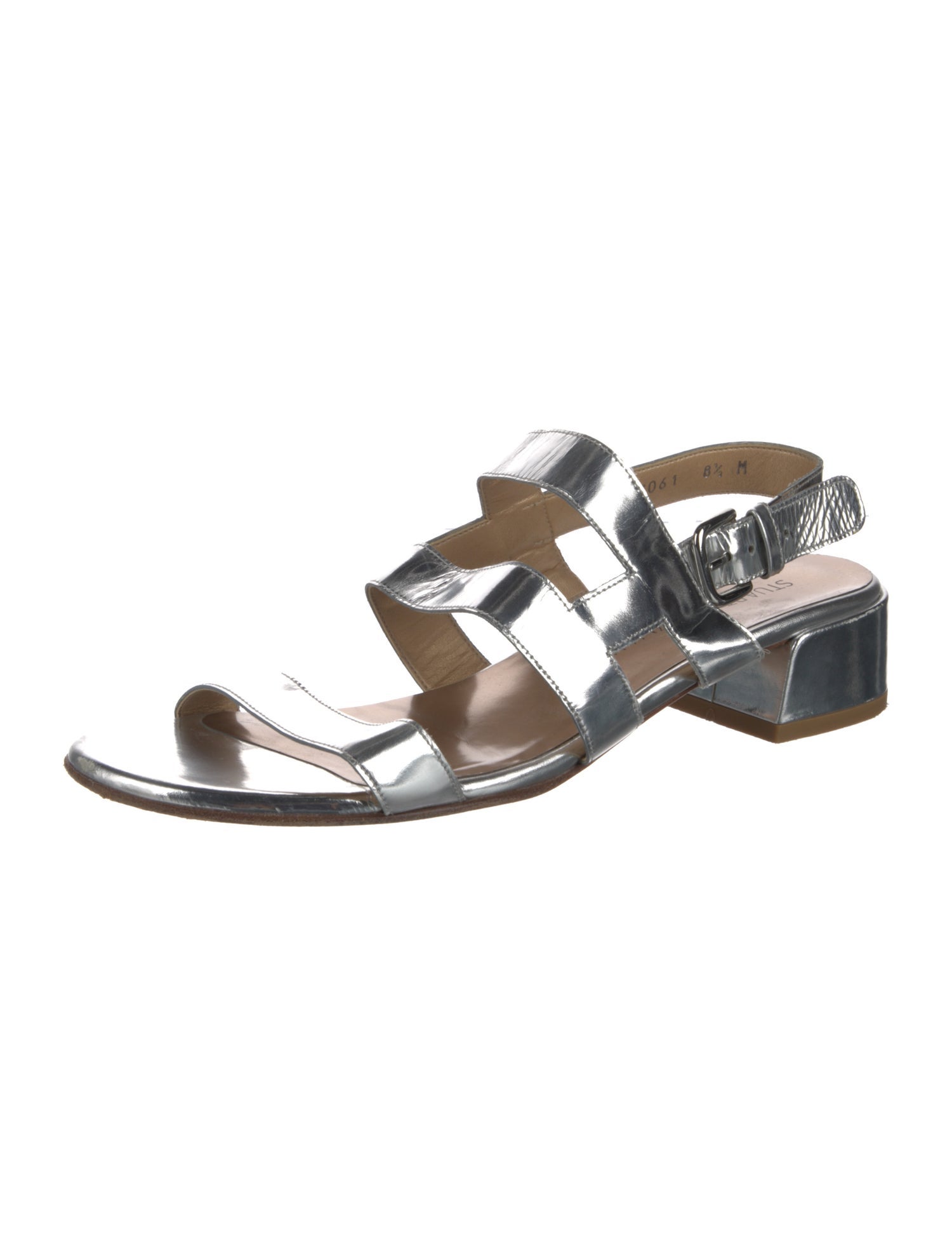 Stuart Weitzman Leather Gladiator Sandals