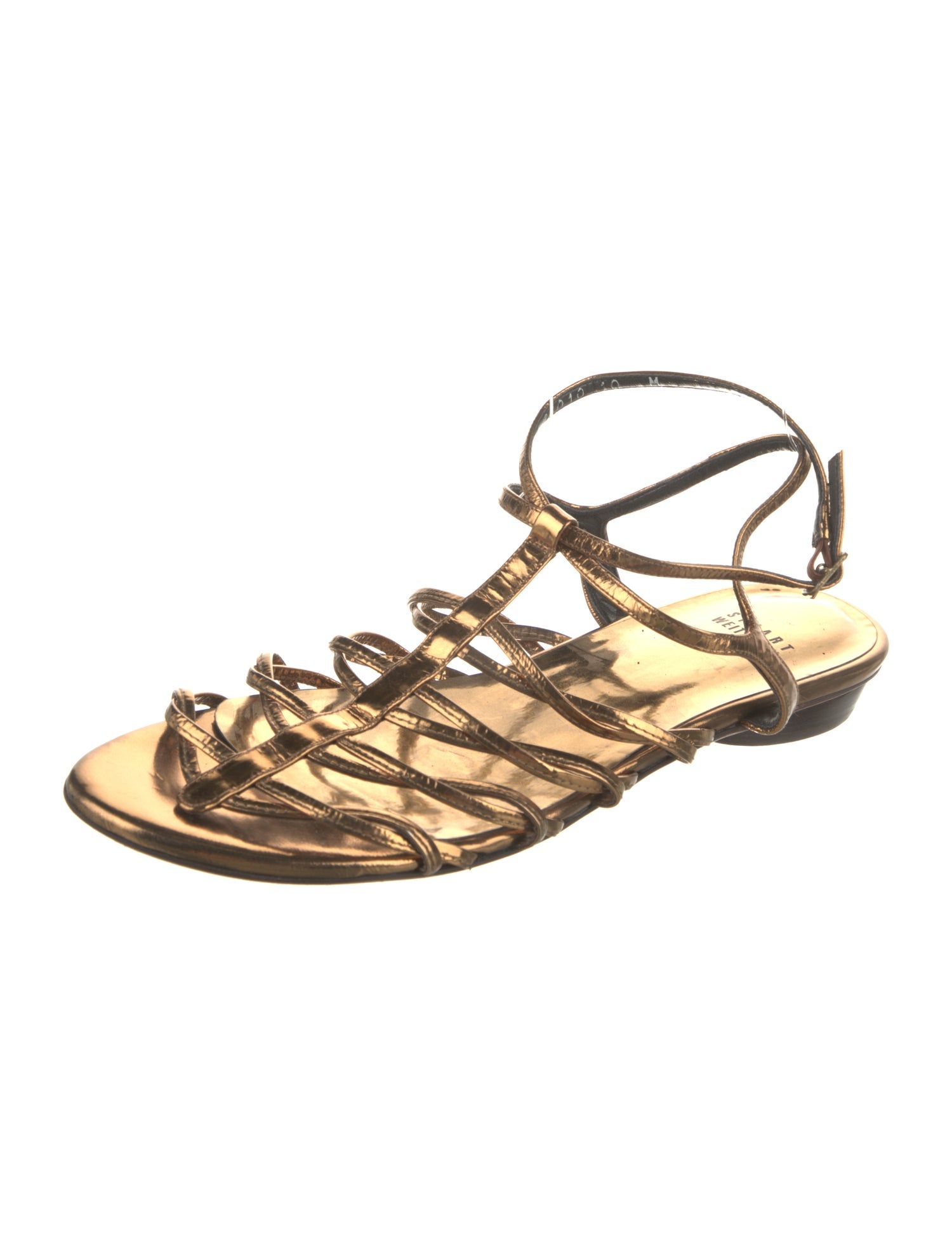 Stuart Weitzman Leather Gladiator Sandals