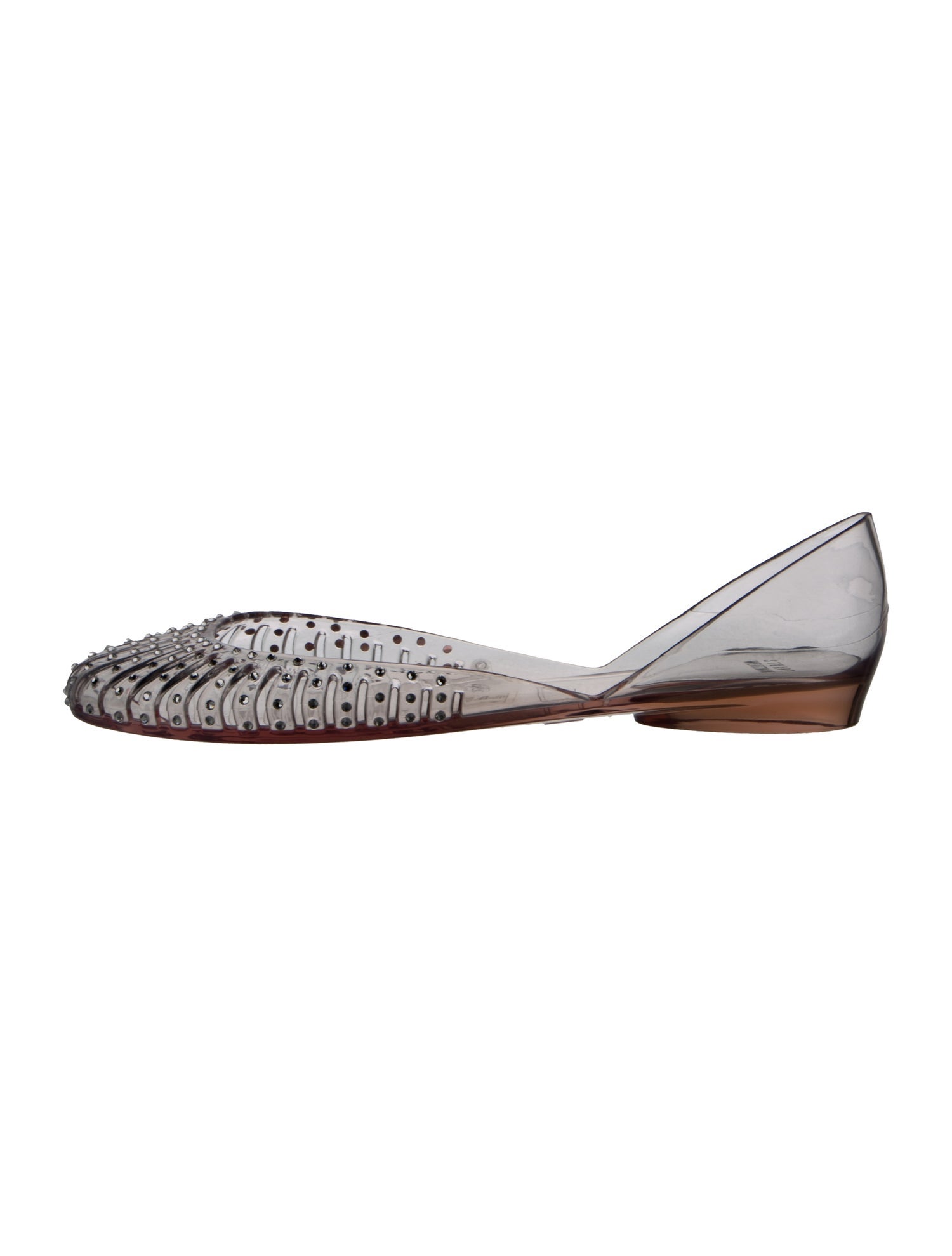 Stuart Weitzman Crystal Embellishments D'Orsay Flats