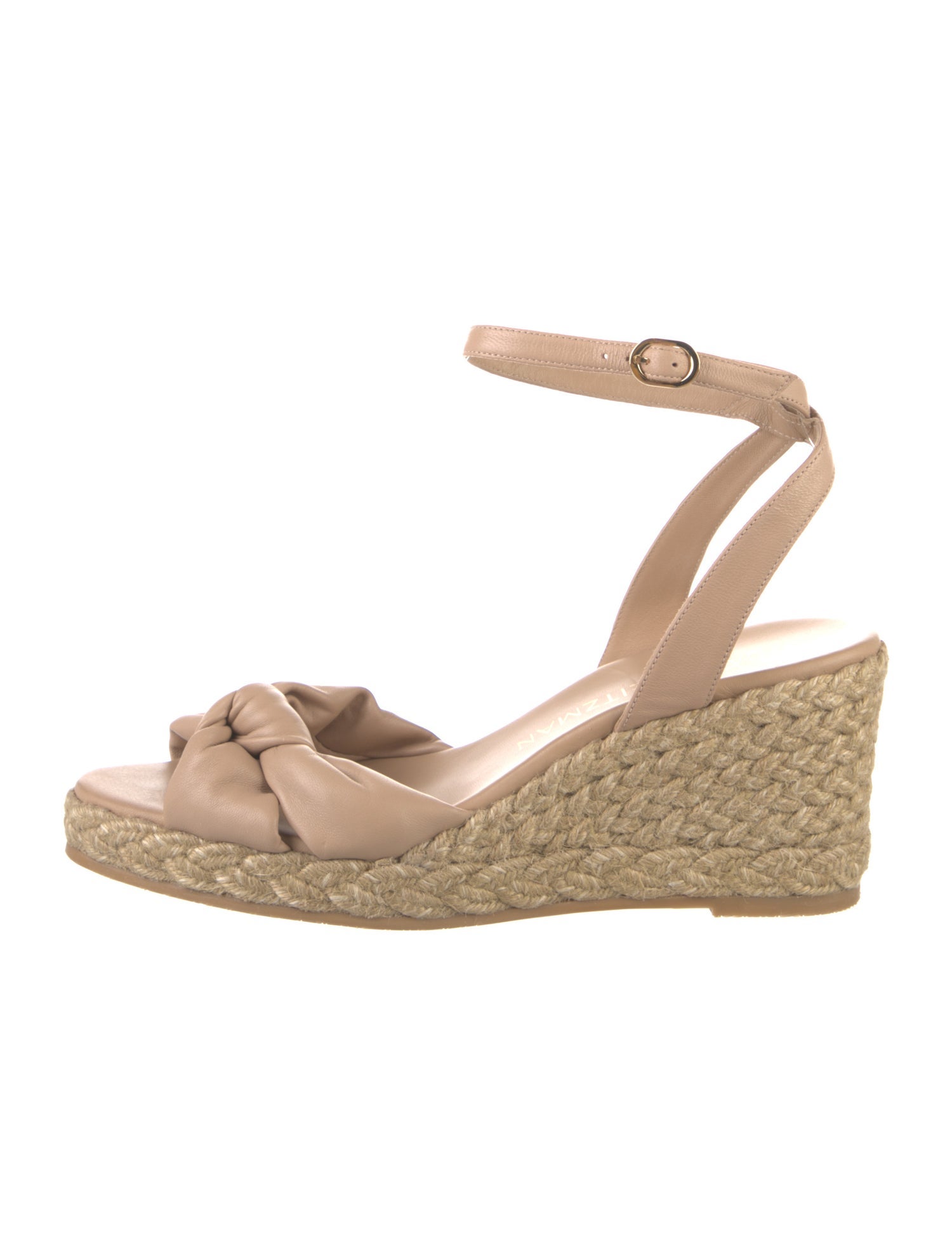 Stuart Weitzman Leather Espadrilles