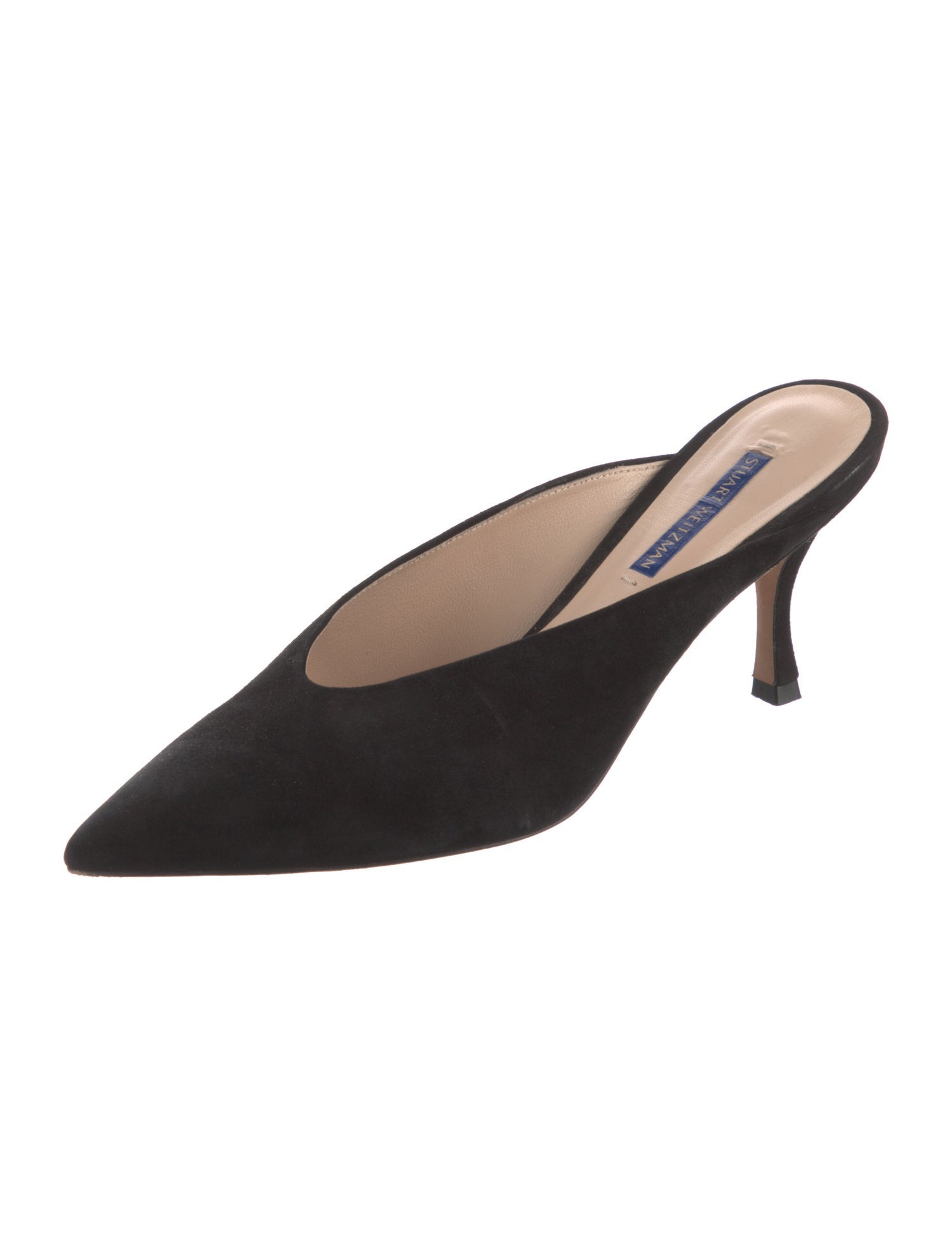 Stuart Weitzman Suede Mules