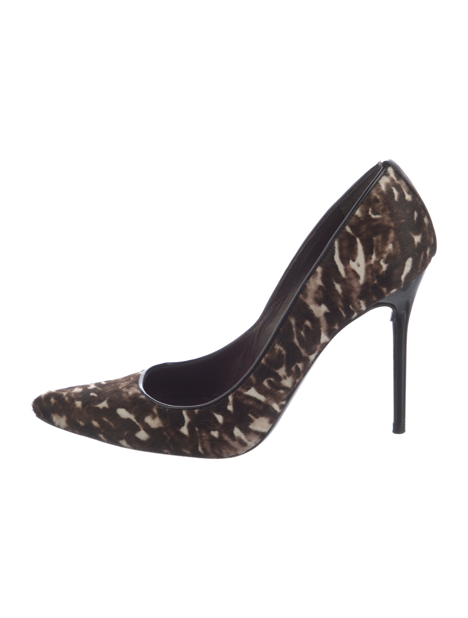 Stuart Weitzman Ponyhair Animal Print Pumps