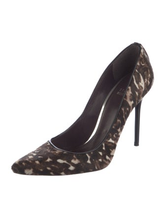Stuart Weitzman Ponyhair Animal Print Pumps