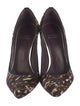Stuart Weitzman Ponyhair Animal Print Pumps