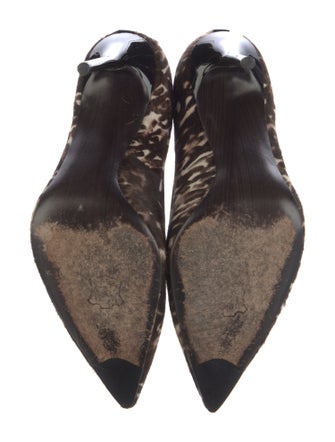 Stuart Weitzman Ponyhair Animal Print Pumps