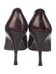 Stuart Weitzman Patent Leather Printed Pumps