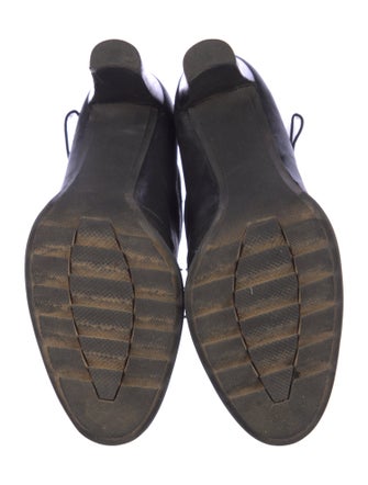 Stuart Weitzman Leather Lace-Up Boots