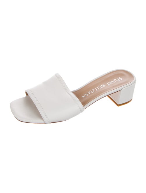 Stuart Weitzman Leather Slides