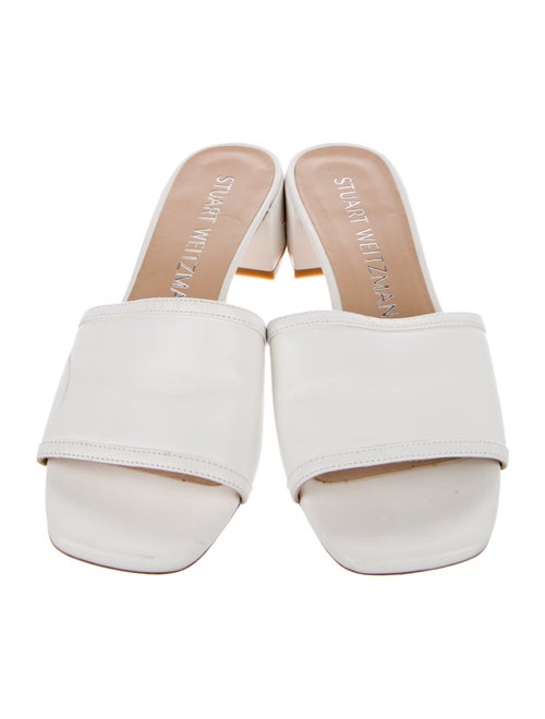 Stuart Weitzman Leather Slides