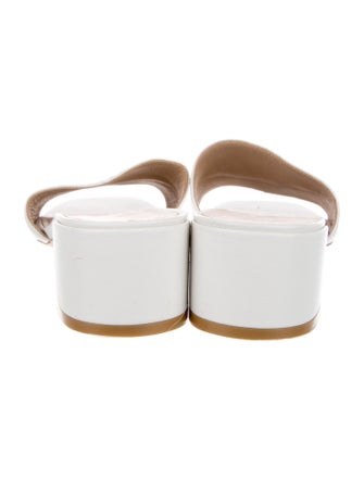 Stuart Weitzman Leather Slides