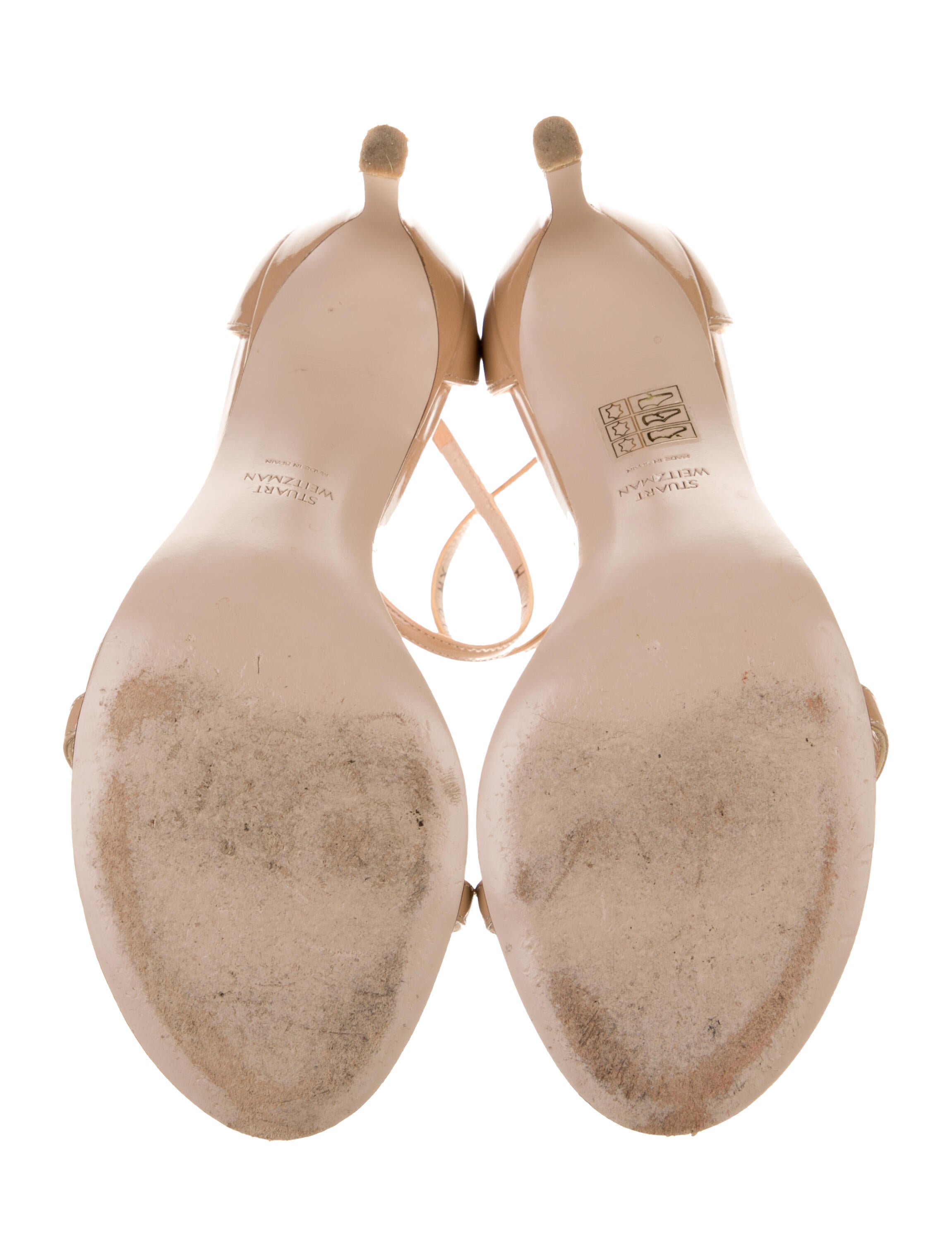 Stuart Weitzman Patent Leather Sandals