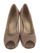 Stuart Weitzman Printed Leather Trim Embellishment Pumps