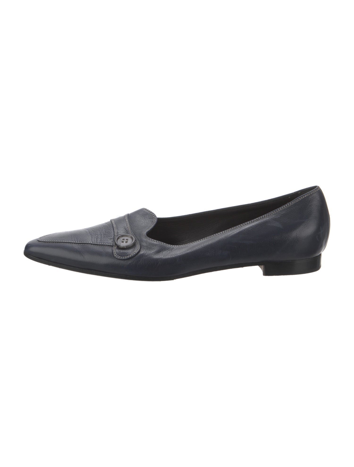 Manolo Blahnik Leather Loafers