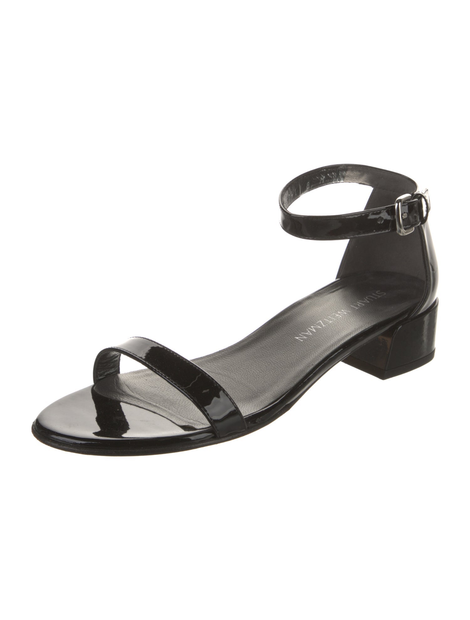 Stuart Weitzman Patent Leather Sandals