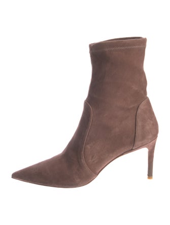 Stuart Weitzman Suede Sock Boots