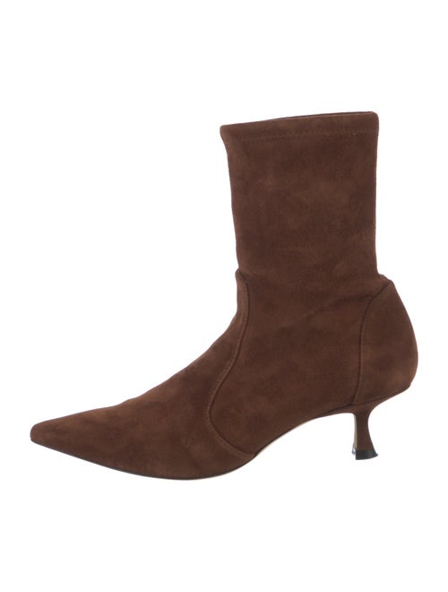 Stuart Weitzman Suede Sock Boots