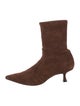 Stuart Weitzman Suede Sock Boots