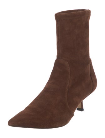 Stuart Weitzman Suede Sock Boots