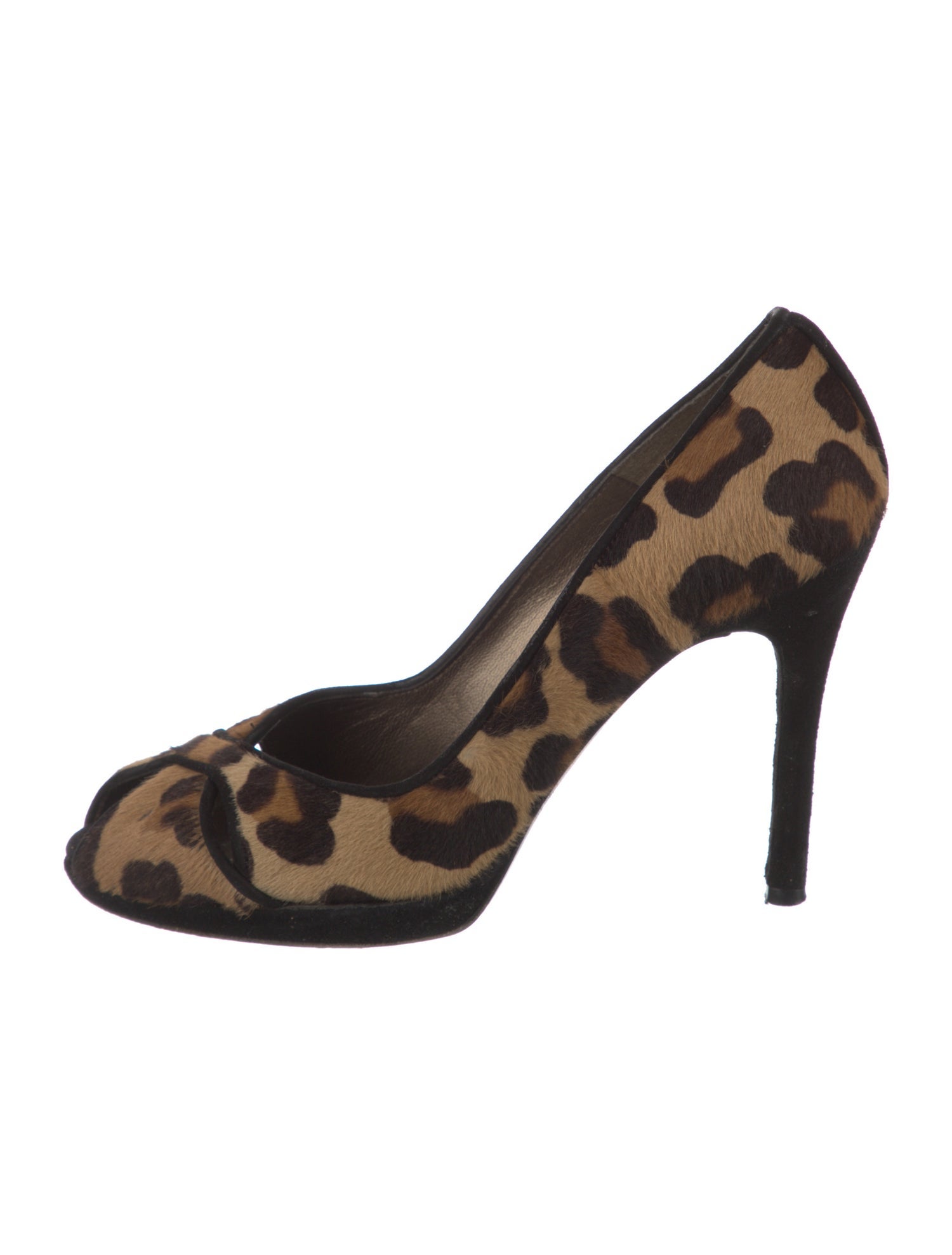 Stuart Weitzman Ponyhair Animal Print Pumps