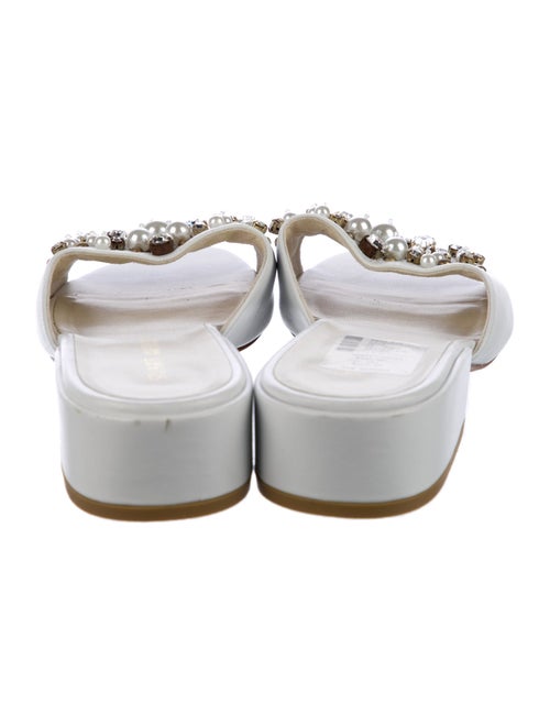 Stuart Weitzman Leather Slides