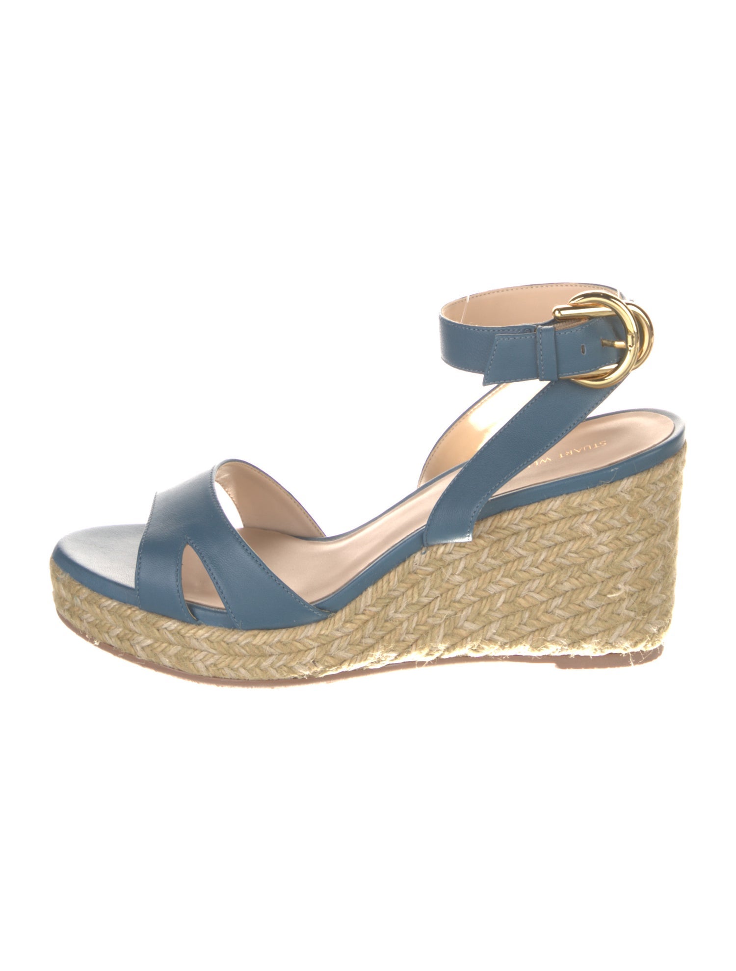 Stuart Weitzman Leather Espadrilles