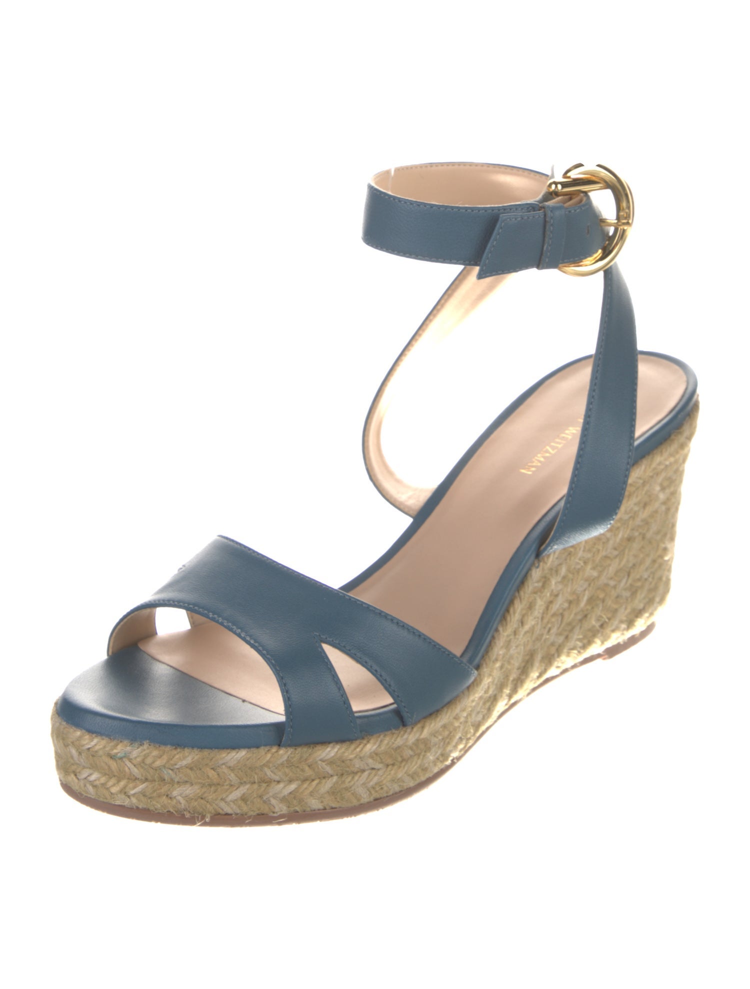 Stuart Weitzman Leather Espadrilles