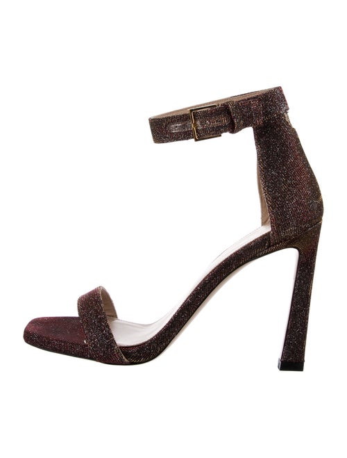 Stuart Weitzman Glitter Accents Sandals