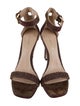 Stuart Weitzman Glitter Accents Sandals
