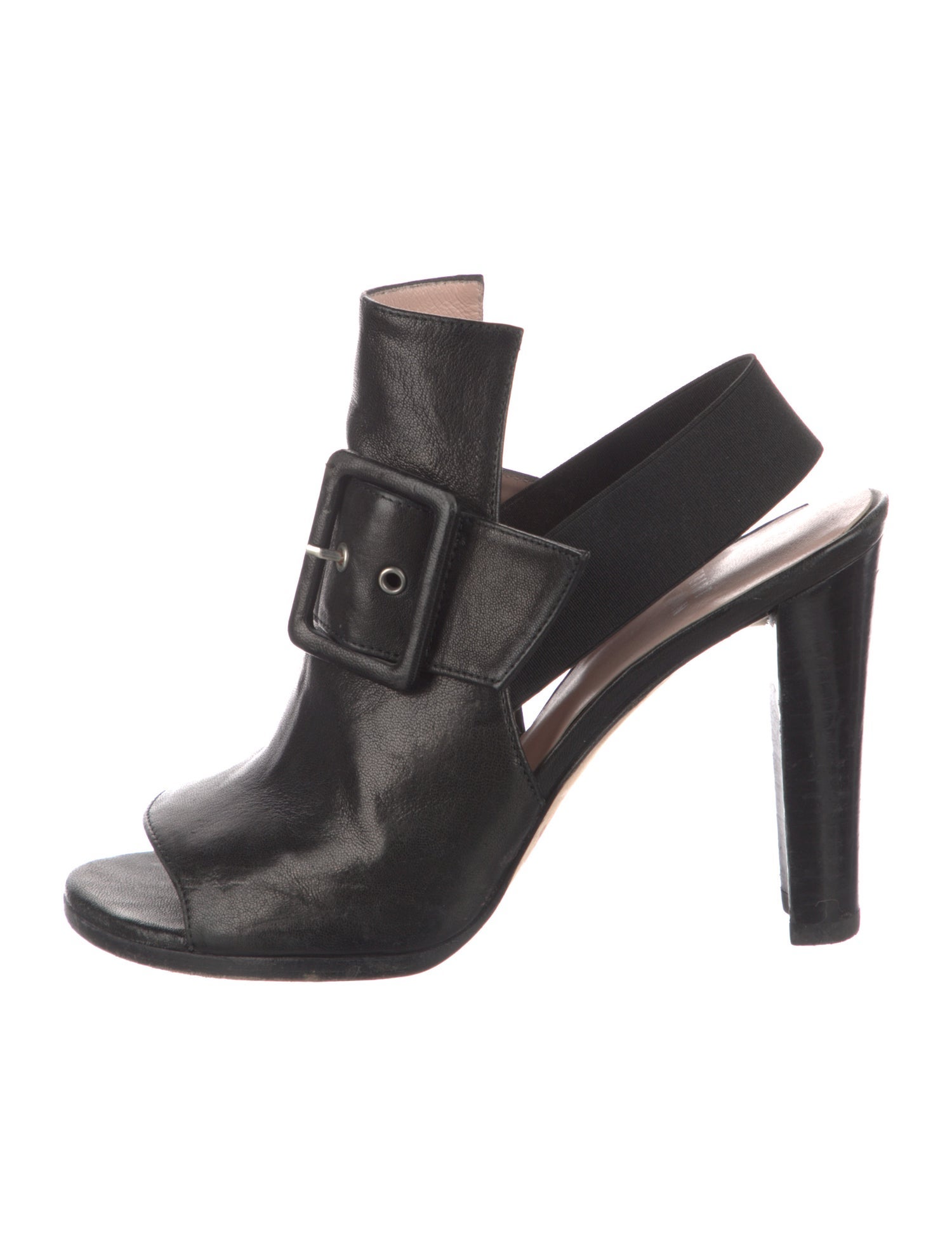 Stuart Weitzman Leather Slingback Sandals