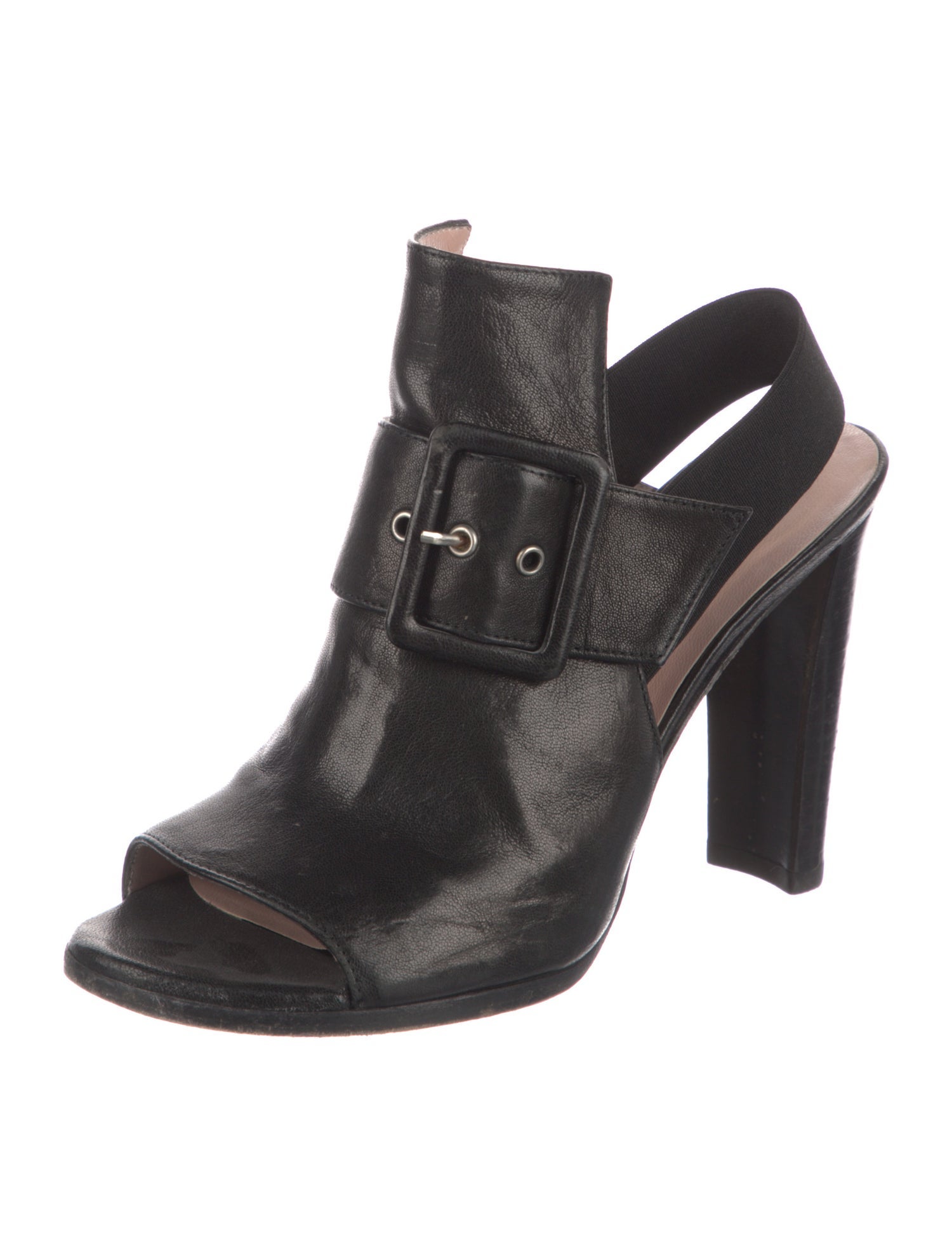 Stuart Weitzman Leather Slingback Sandals