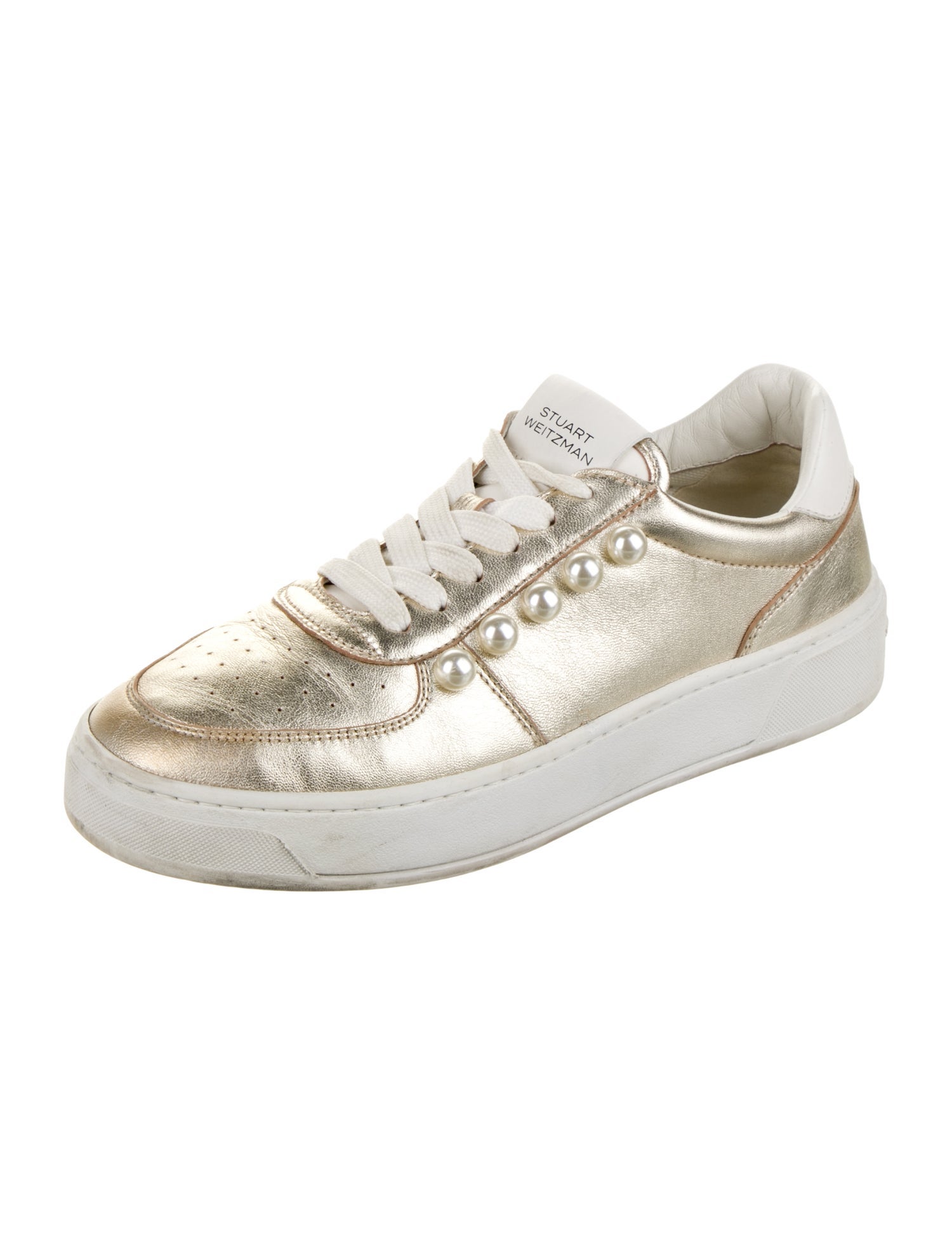 Stuart Weitzman Leather Sneakers