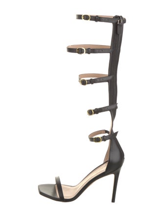 Stuart Weitzman Leather Gladiator Sandals