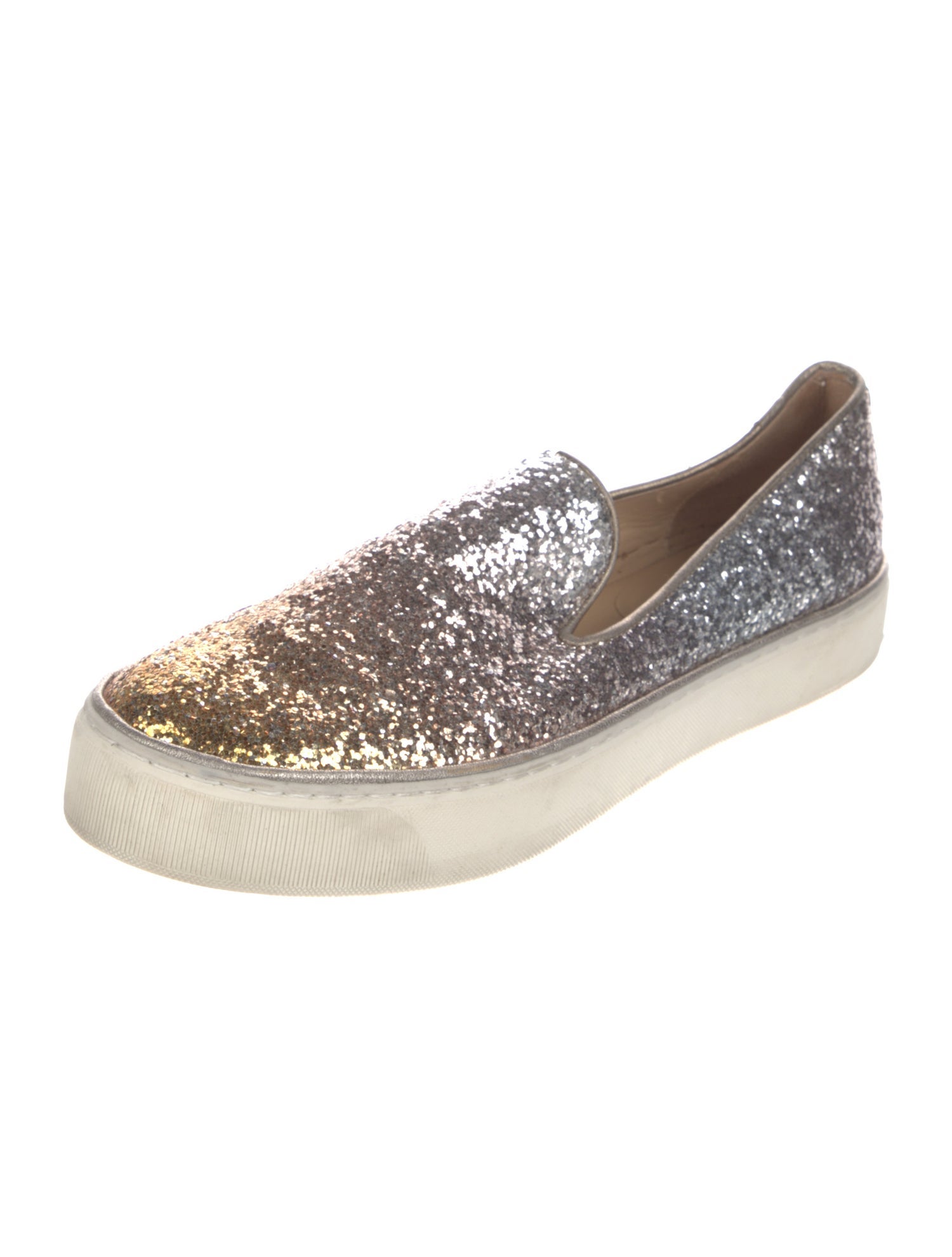 Stuart Weitzman Glitter Sneakers