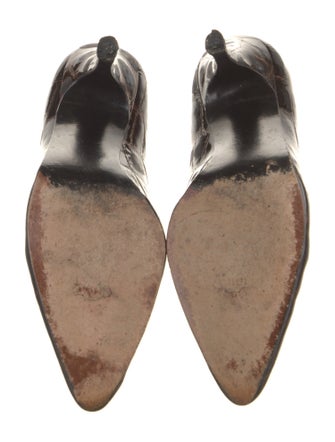 Stuart Weitzman Patent Leather Animal Print Pumps