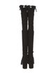 Stuart Weitzman Suede Lace-Up Boots