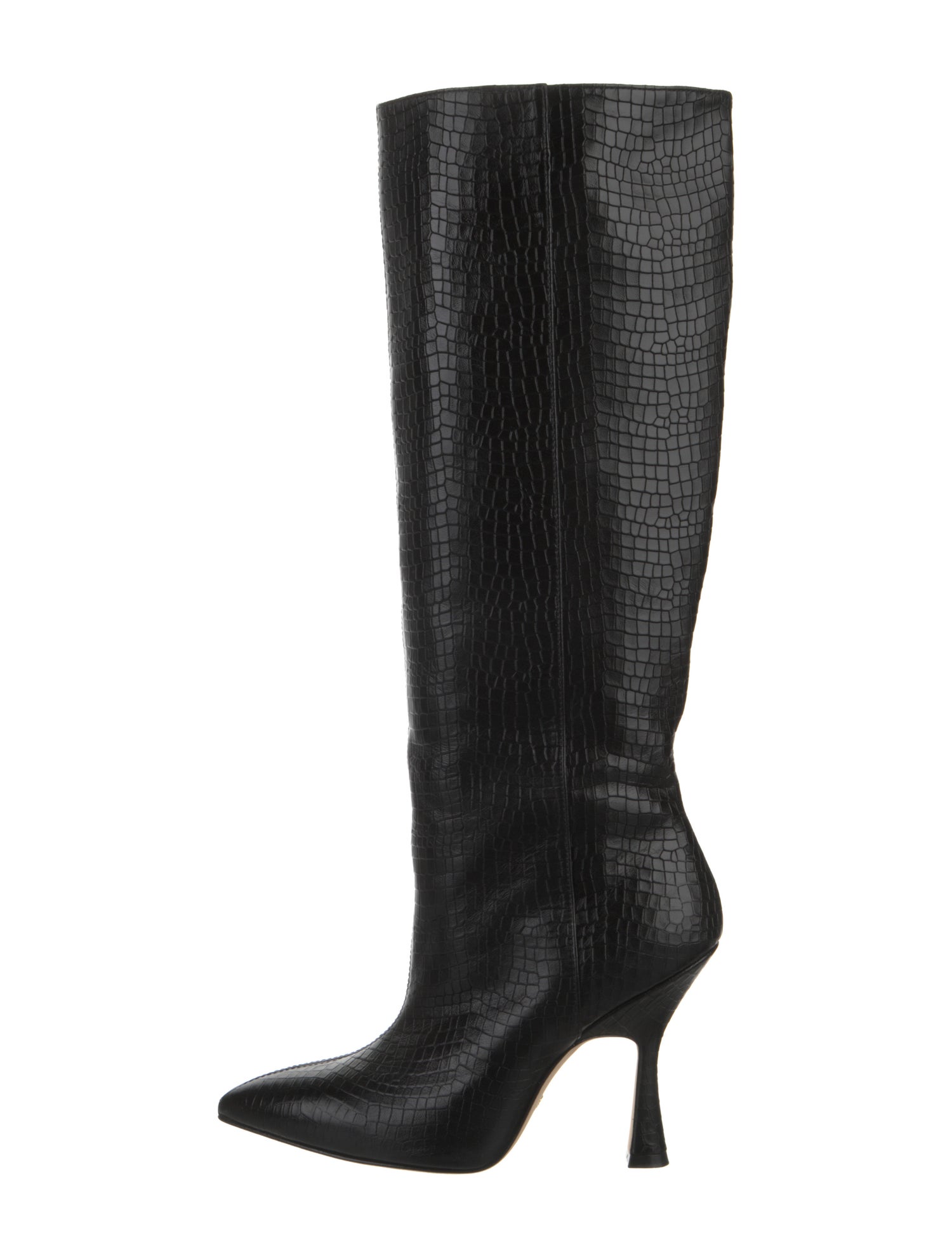 Stuart Weitzman Embossed Leather Boots