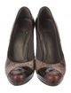 Stuart Weitzman Leather Printed Pumps