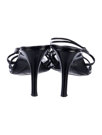 Stuart Weitzman Leather Slides